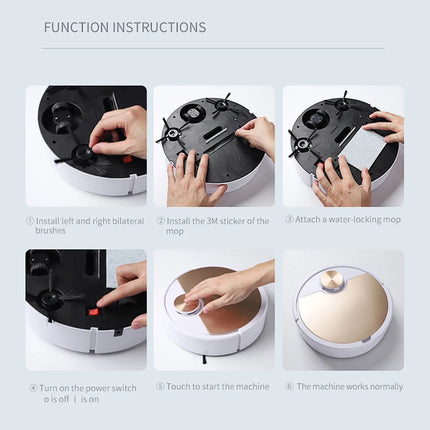 New ES06 Robot Vacuum Cleaner APP Wireless Cleaning Machine Smart Remote Control  Sweeping Floor For Home Vacuum Cleaner