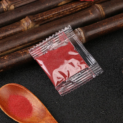 50PCS Amulet Pendant Animal Year Figurines Fengshui Accessories Natural Purple Gold Sand Cinnabar Stone Particles Powder Raw Ore