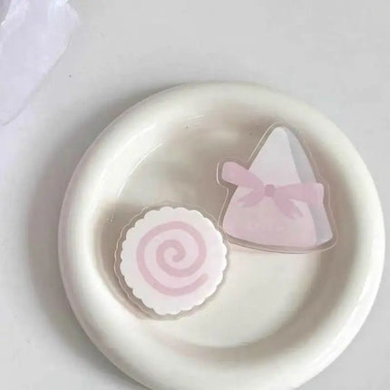 1/3pcs Cute Fish Cake Acrylic PP Clip Snack Sealing Clips Notebook Memo Clips File Clips Photo Wall Decor Gift Decoration Clip