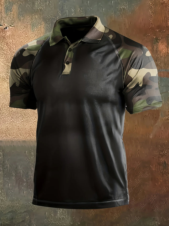 2026 Summer Men's Polo Shirt 3D Printed Pattern Breathable Lightweight Comfortable Casual and Fashionable Outdoor Men's Clothing