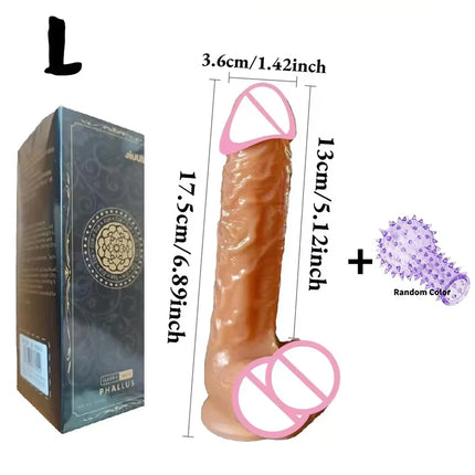 Soft Realistic Thick Huge Dildo Gay Adults Sex Toy for Women Suction Cup Big Dick Anal Plug Vaginal Masturbators Silicone Penis
