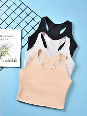 XUJI Transgender FTM Breathable Half Chest Binder Tank Top