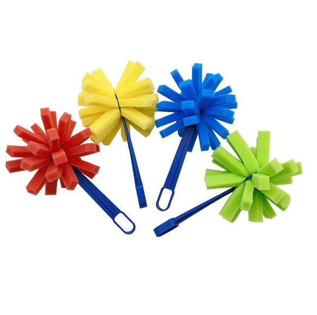 Children Toddler Sponge Stamp Brush Kits Flower Drawing Toys for Children Paint Educational DIY Art Craft Creativity Tools DDJ