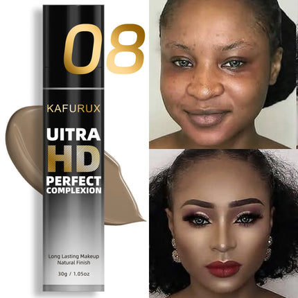 8 color Face Foundation Cream Oil-Control Waterproof Natural BB Cream Lasting Concealer Liquid Full Coverage Matte Base Makeup