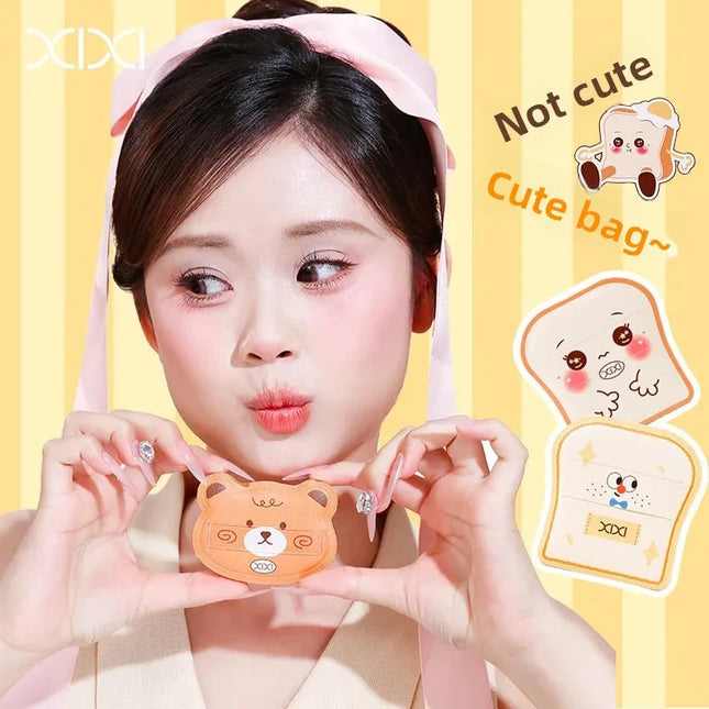 Xixi Food Toy Pineapple Bun Cotton Candy Sponge Cake Series Lightweight Natural Smooth Student Affordable Makeup Sponge