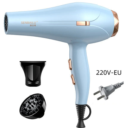 11 Second Fast Dry Hair Dryer With Pure Copper Core, High-Speed Blue Light Negative Ion Hair Care, Home Hair Salon Hair Dryer