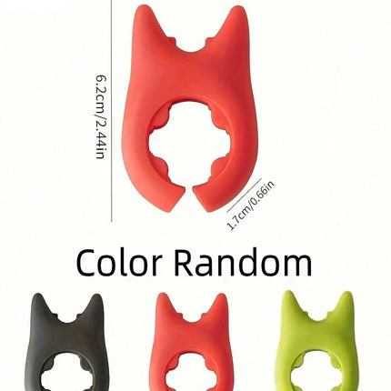 Silicone Kitchen Utensils - Anti-Spill Ladle And Pot Lid Holder, Size: 1.69in*2.44in, Random Silicone Color, Multifunctional Spatula Holder, Suitable For Home And Kitchen Restaurant Use