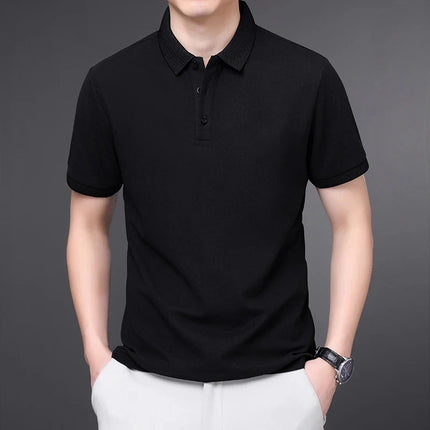 High Quality Breathable Men Women Polo Shirts Casual Solid Color Short Sleeve