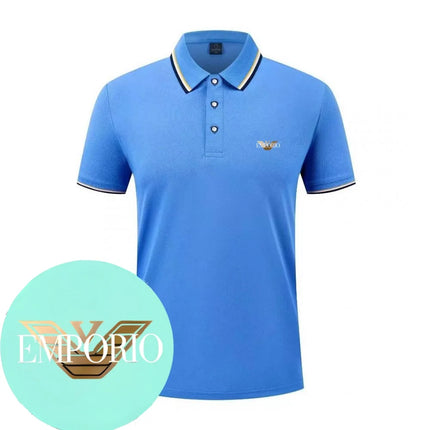 Summer Short Sleeve Sport Casual Shirt Top Extra Large Size Men's Business Casual POLO Shirt