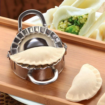 Stainless Steel Dumplings Tool Dumpling Mold Household Manual Press  Kitchen Pastry Baking Dumpling Maker Accessories