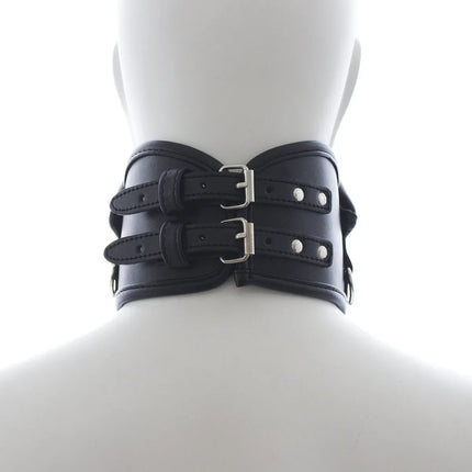 Sex Neck Collars Slave Fetish Sex Toys for Women Sexy Collar Ring Adult Games Bed Bondage Restraint Sex Products PU Leather