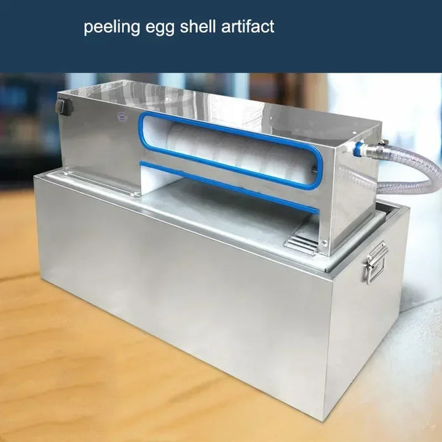 Desktop 220v Commercial Electric Egg Sheller Peeling Machine Stainless Steel Chicken Egg Peeler Machine Egg Shelling Machine