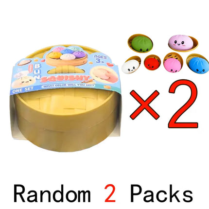 Dumpling Squishy Mysteries Dumplings Stress Relief Fidget Toys Home Office Desk Accessories Party Gift Mystery Dumpling Squishy