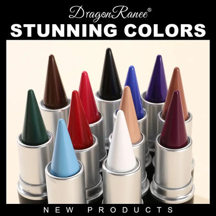 Matte Eyeliner Cream Texture Eyeliner Easy Coloring Sweat Proof High Pier Pencil Long Lasting Black White Green Eye Liner Makeup