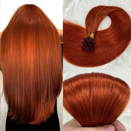 Flat Tip Human Hair Extension Remy Hair 1g/s 18-28 inch Real Remy Silky Straight Black Brown Pre Bonded Keratin Fusion Hair