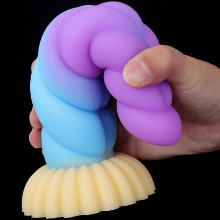 NEW Luminous Anal Plug Female Masturbator Expansion Anal Dildos for Women Soft Silicone Butt Plug Gay Sex Toys Prostate Massager