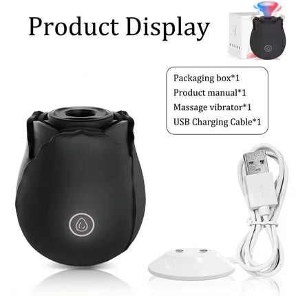 Powerful Vacuum Oral Intimate Stimulator, Multi Modes Clit & Nipple Sucking Vibrating Toy for Women Private Relax Gift
