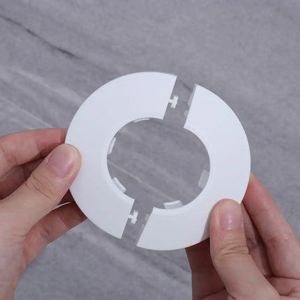 1Pc Plastic Wall Hole Pipe Collars Cover Shower Faucet Angle Valve Pipe Plug Decoration Cover Kitchen Bathroom Faucet Accessory