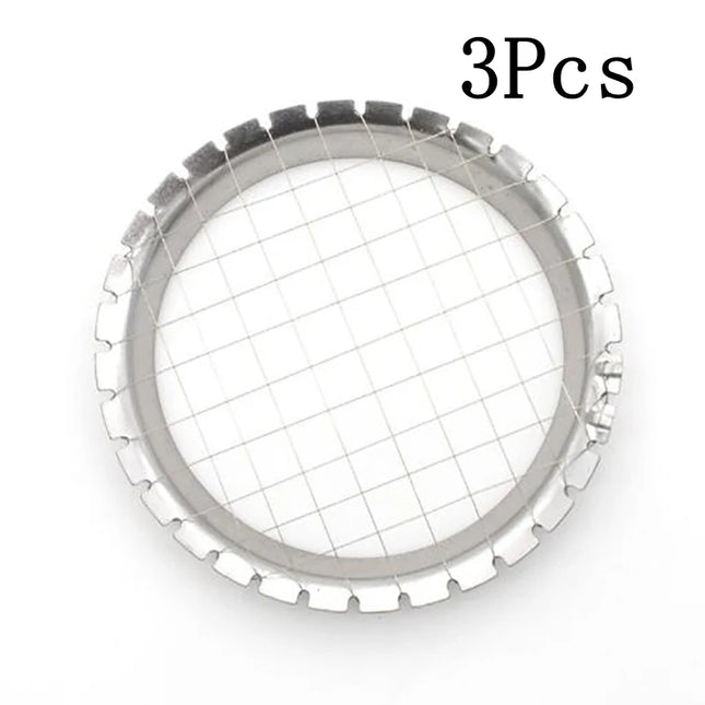 1/2/3Pcs Stainless Steel Grid Egg Slicer Cutter For Potato Mushroom Fruit Vegetable Salad Cutting Kitchen Tool