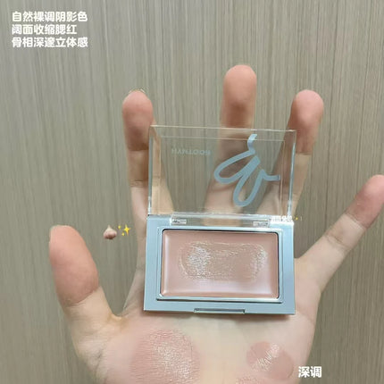 Hyntoor Blush Cream Matte Hydrating Creamy Nude Cheek Tint Concealer Cream Skin Tone Correction Easy to Apply Face Makeup
