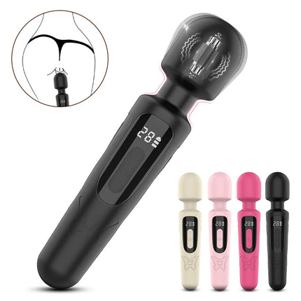 Powerful Handheld Masturbator Wand Vibrator For Women Vagina Masturbator Erotic Adults Dildo Stick