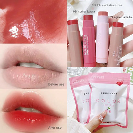 Tinted Lip Balm All-match Lip Balm Natural Ingredients Make-up Lipstick Fade Lip Moisturizing Lip Balm Small Volume Lip Makeup