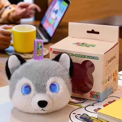 100%Genuine Ai Intelligent Toy Husky Dialogue Wifi Interaction Emotional Companionship Daily Encyclopedia Tell Story Smart Toy