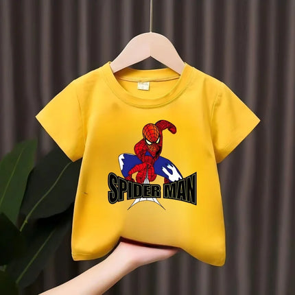 Summer Boys T-shirt Cotton Short Sleeve Kids Girls Tops Cartoon Graphic T Shirts Kids Clothes Casual Fashion Kids Tops