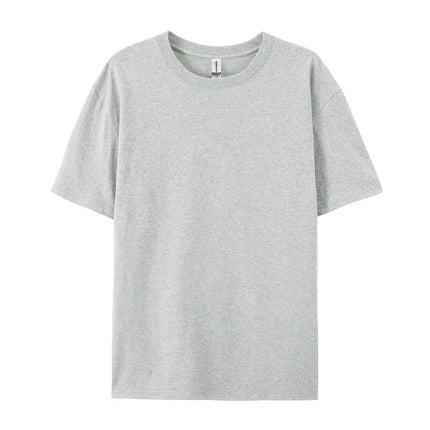 Free Printing 180gsm 100% Cotton Short Sleeve Tops Tee, Custom Order Choice Yourself, Unisex O-Neck Men's T-Shirt Plus Size S-6XL