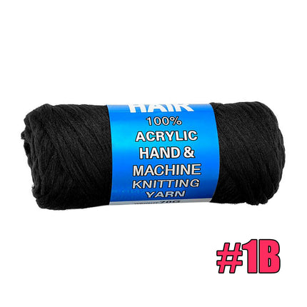 70G Twist Wraps/Roll 70g Black Brazilian Wool Hair Acrylic Yarn For African Synthetic Crochet Hair Jumbo Braids Braids