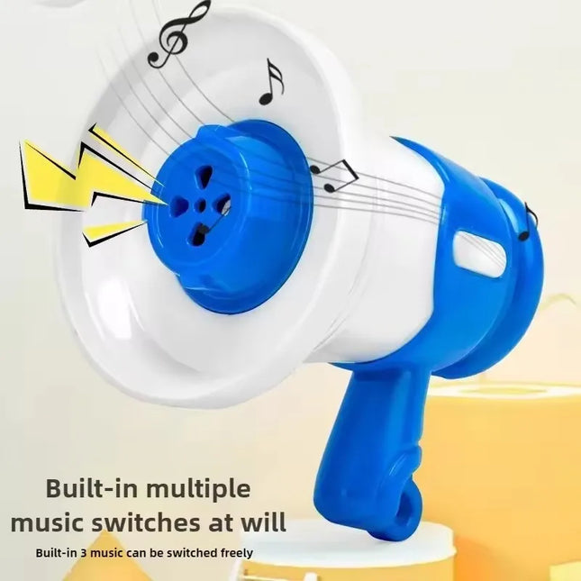 Recordable Mini Speaker Loudspeaker Handheld With Key Chain Children's Megaphone Outdoor Loudspeaker Decompression Toy