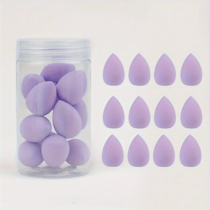 12pcs Mini Makeup Sponges - Soft, Latex-Free for Flawless Foundation Application, Wet & Dry Use, Alcohol-Free
