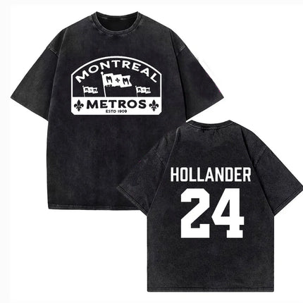 High Quality Cotton Vintage Washed Heated Rivalry Ilya Rozanov 81 Boston Raiders T Shirt Men Scott Hunter Shane Hollander Acid
