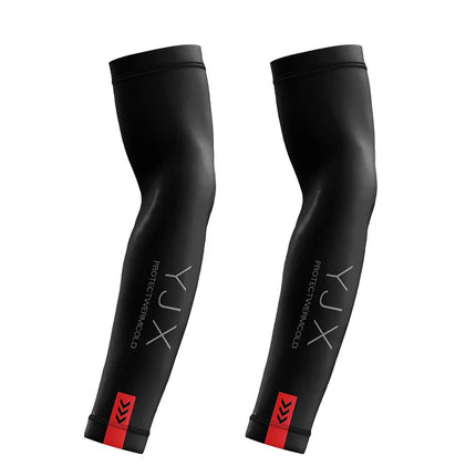 Summer Cycling Arm Sleeves UV Protection Ice Silk Arm Cover Breathable Quick Dry Cooling Hiking UPF50+ Sweat Absorb Arm Cover