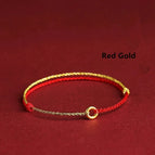 Circle Red Gold