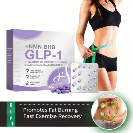 32 Counts GLP-1 Men and Women Weight loss Product GLP-1 and NAD+  for Fast thinning  2026 hot Popular slimming products