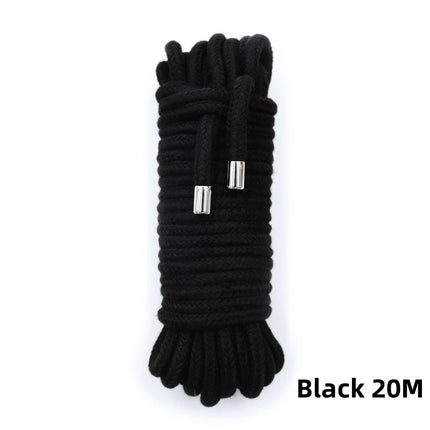 5M/10M/20M Shibari Accessory of Handcuffs Bondage Cotton Rope for Men Woman Fetish Slave Role Play Binder Restraint Touch Tie Up