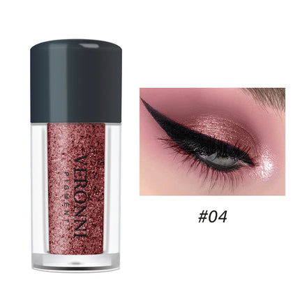 VERONNI Mermaid Diamond Shimmer Eyeshadow Powder,High Pigment Eye Shadow,Long-Lasting Waterproof,Multifunctional DIY Eye Makeup