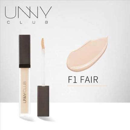 UNNY Club Liquid Concealer Cream Oil Control Light Tranparen Full Coverage SPF30 PA+++ Moisturizing Long-Lasting Cosmetics