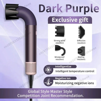 200 Million Anion Blow Dryer Professinal Leafless Hair Dryer Negative Lon Hair Care Quick Home Powerful Hairdryer Constant HD18