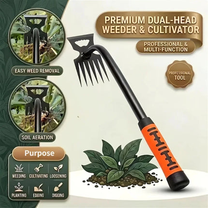 Weeders, Manual Garden Weeders for Easy Root Removal, Soil Loosening, Multi-Functional Garden Rakes, Gardening Hoes