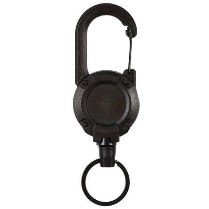 1Pcs Anti-theft Metal Easy-to-pull Buckle Rope Elastic Keychain Sporty Retractable Key Ring Anti Lost Yoyo Ski Pass ID Card
