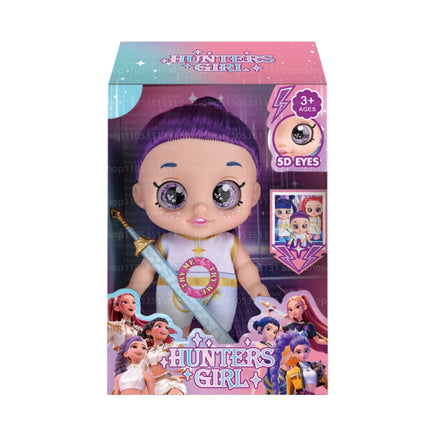 Kpop Hunters Girl Rumi Vinyl Doll Cartoon 7 Inch 5D Eyes Movable joints with Movie Theme Song Toy for Fan Collection Kids Gift