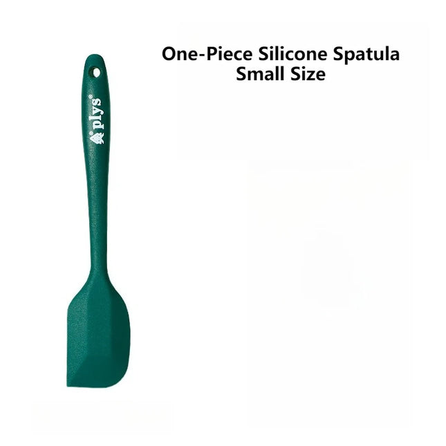 Integrated High-Temperature Resistant Food-Grade Silicone Spatula Set for Home Use: Cake Spatula & Buttercream Spreader Baking T