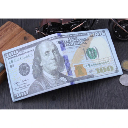 Cute US Dollar Wallet For Boys Kids Men Pu Leather Money Bag Novelty Gift Teens Student Purse Women Male Coin Pouch New