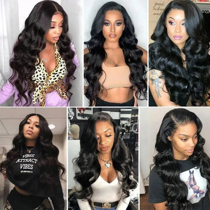 Brazilian Body Wave Lace Front Wig 13x6 HD Transparent Lace Frontal Wig 100% Human Hair Glueless 250 Density Wigs for Women