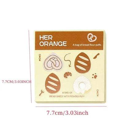 5Pcs/Box Ultra Soft Thumb Makeup Sponge Set Plush Non Absorbent Dry Wet Application Portable Cosmetic Tool