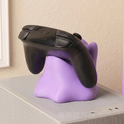 New Pokemon Ditto Universal Game Controller Stand Desktop Display Holder Compatible For Xbox Ps5 Switch Gaming Decor Doll Gift