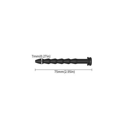 5 Sizes Curved Urethral Sound Penis Insert Stimulation Dilator Chastity Catheter Hollow Penis Plug With Stopper Sex Toys For Men