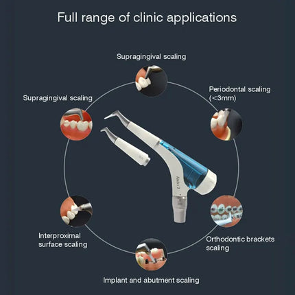 4-Jet Dental Air Polisher System - Kavo Quick Connect Prophy Unit with Adjustable 0-7PSI, Subgingival & Supragingival Cleaning